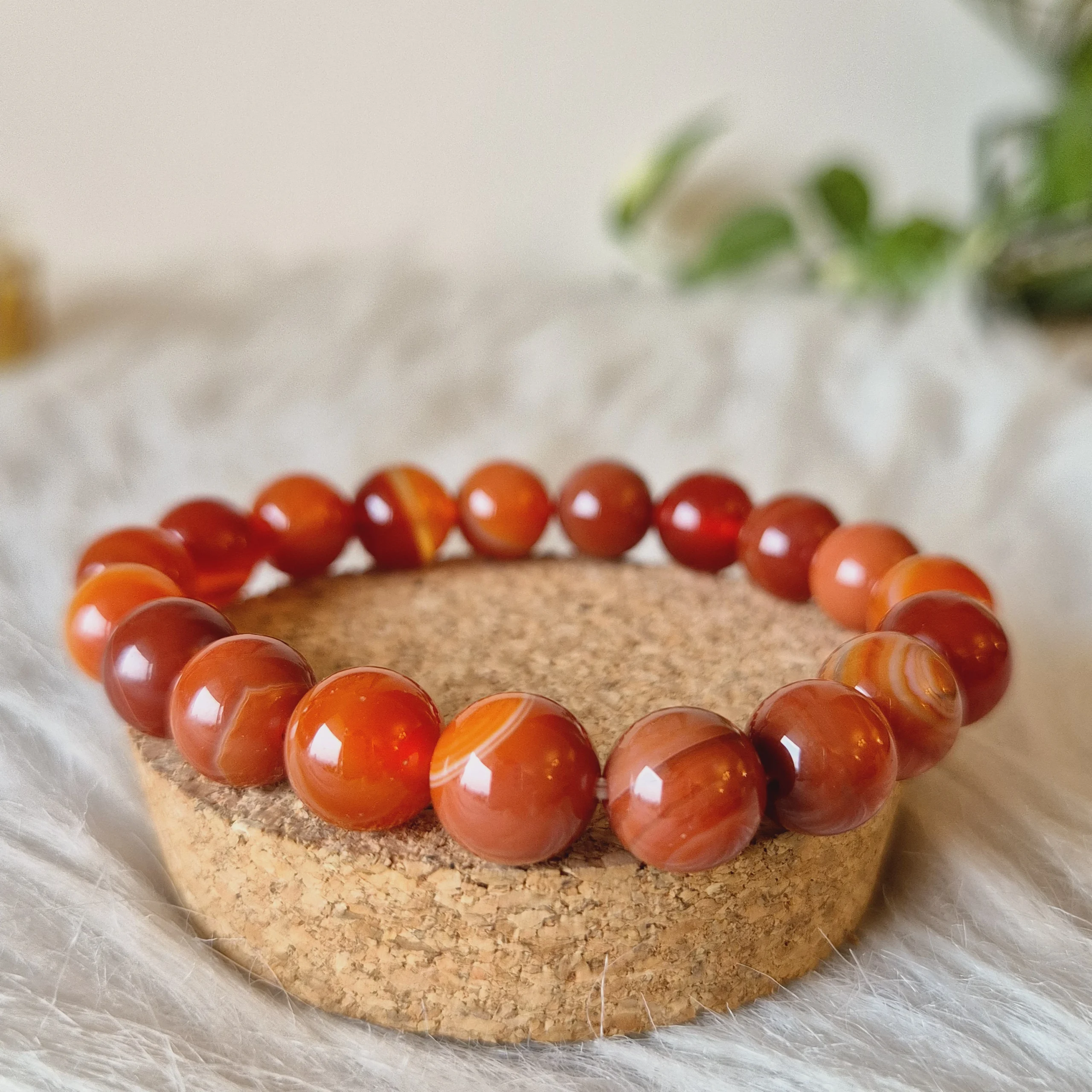 Inner Wisdom Light 18 Carnelian Bracelet