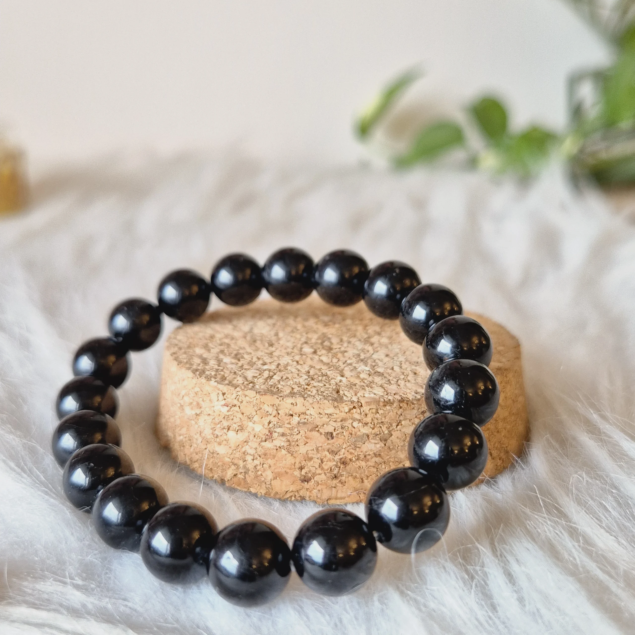 Inner Wisdom Light 20 Black Tourmaline Bracelet