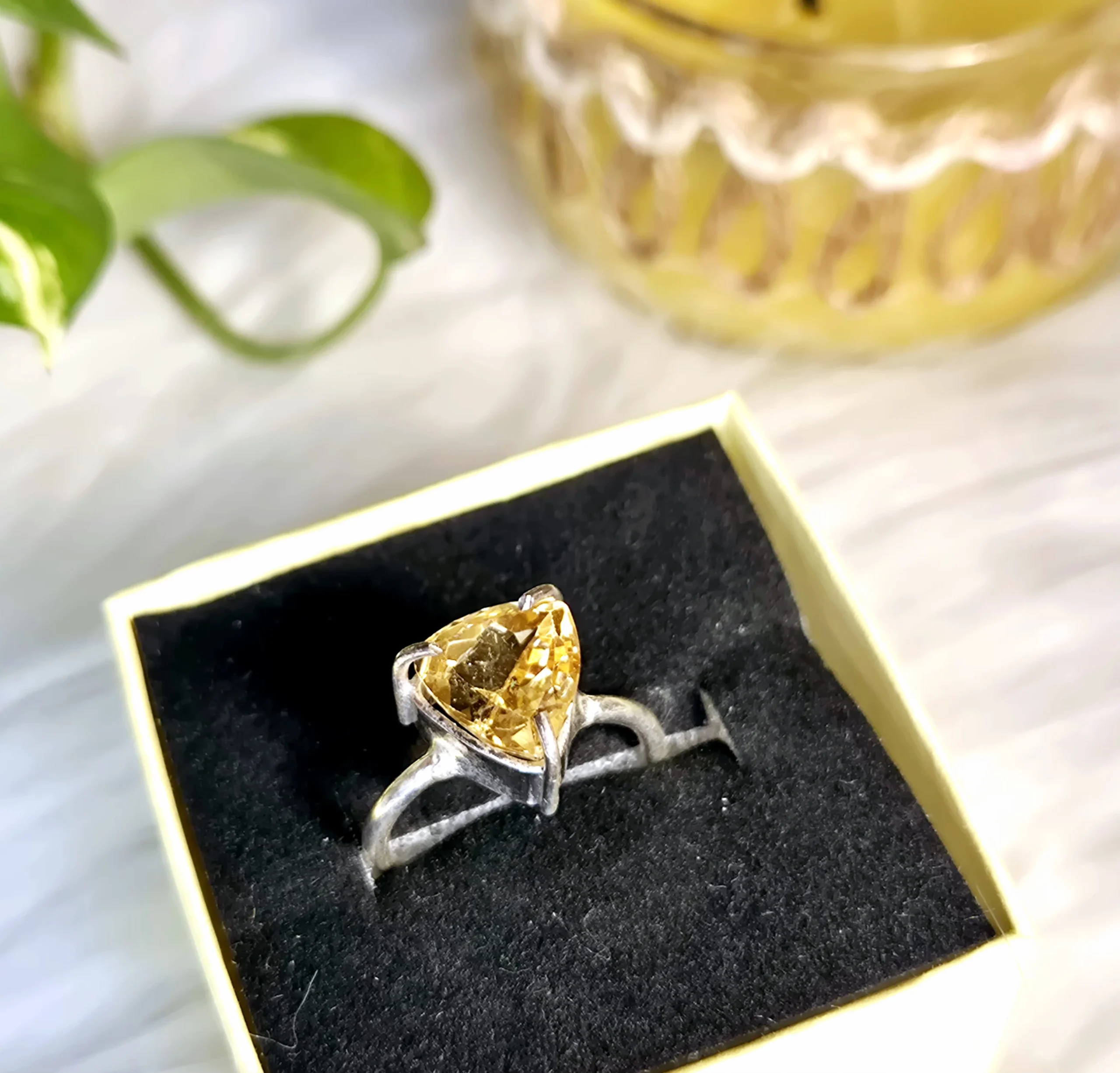 Inner Wisdom Light 44 Light Coded Citrine Rings