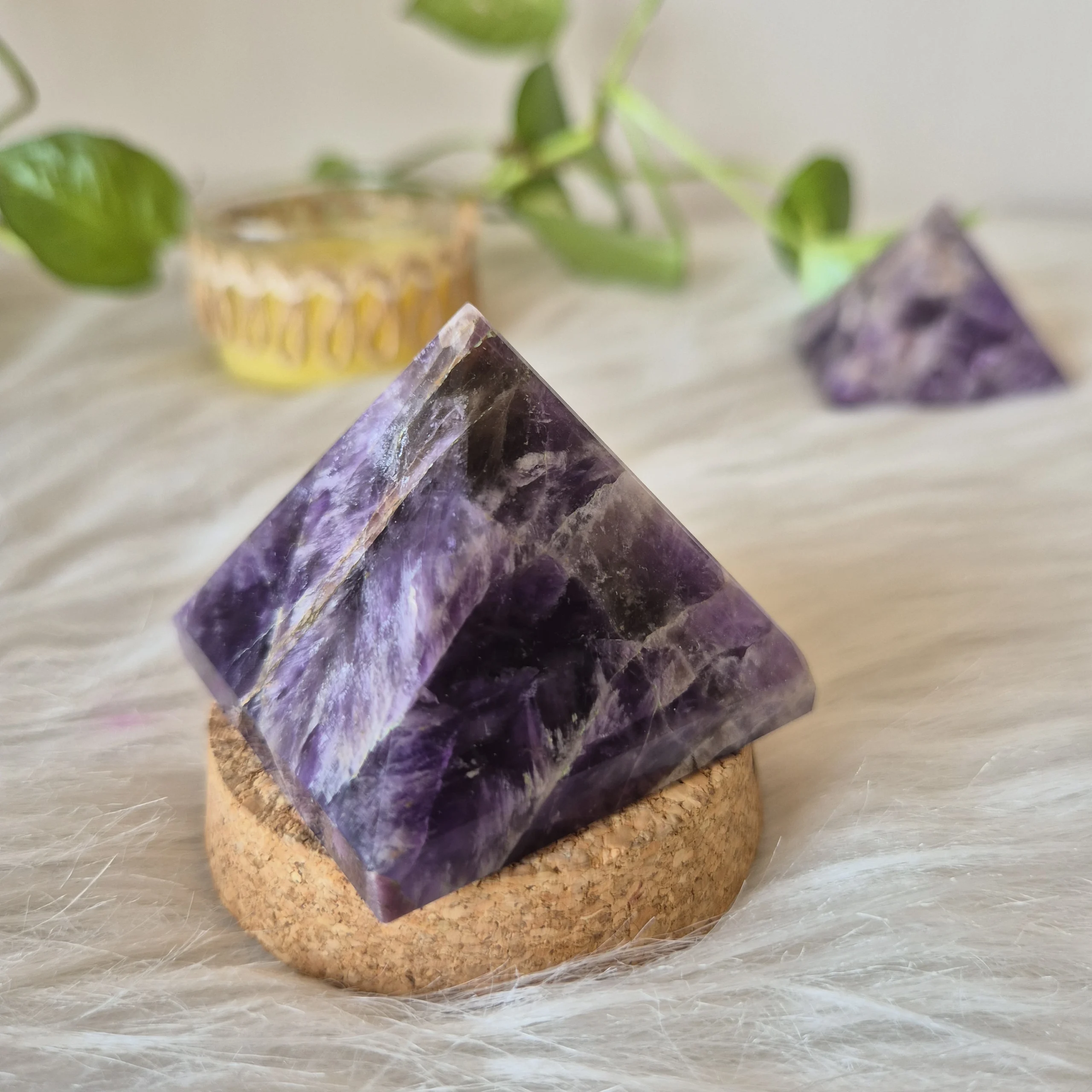 Inner Wisdom Light 55 Light Coded Amethyst Pyramid
