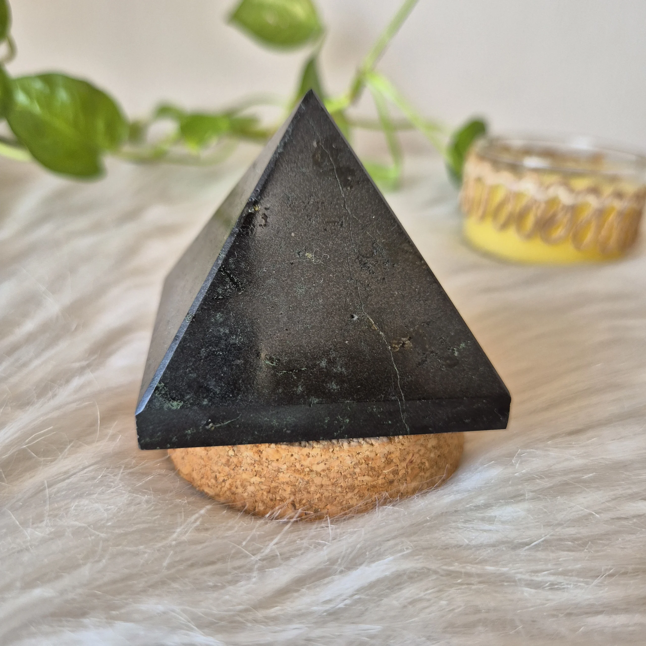 Light Coded Black Tourmaline Pyramid 2 Light Coded Black Tourmaline Pyramid - Image 2