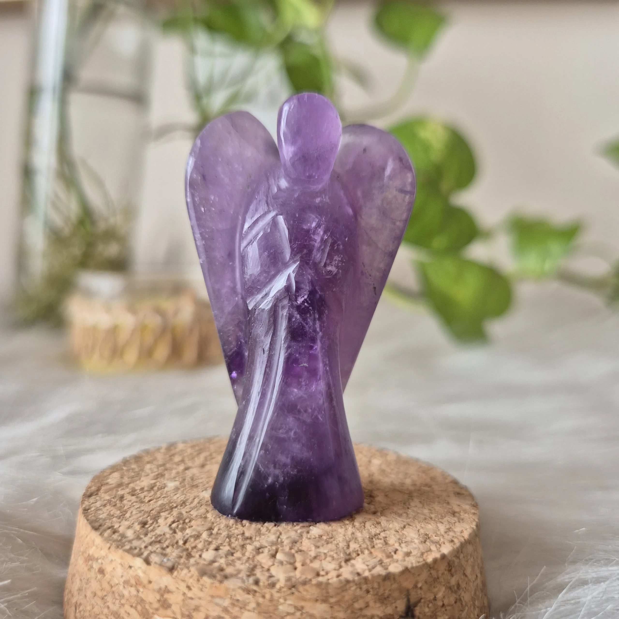Inner Wisdom Light 52 Light Coded Amethyst Angel